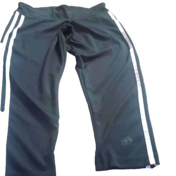 ADIDAS CLIMALITE 3 stripes tracks pants small - Picture 1 of 9